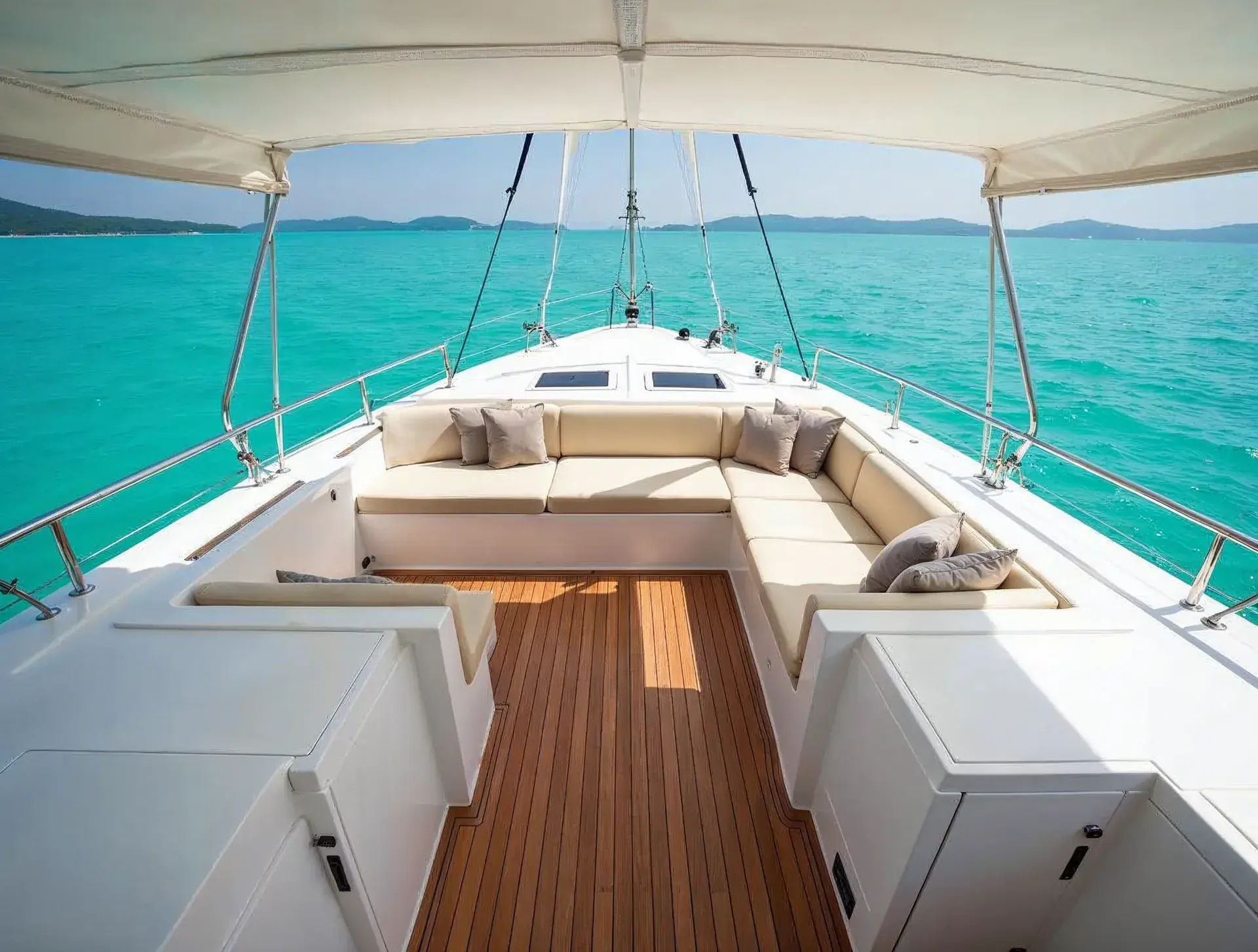 Cockpit und Sonnendeck – Bali 4.6