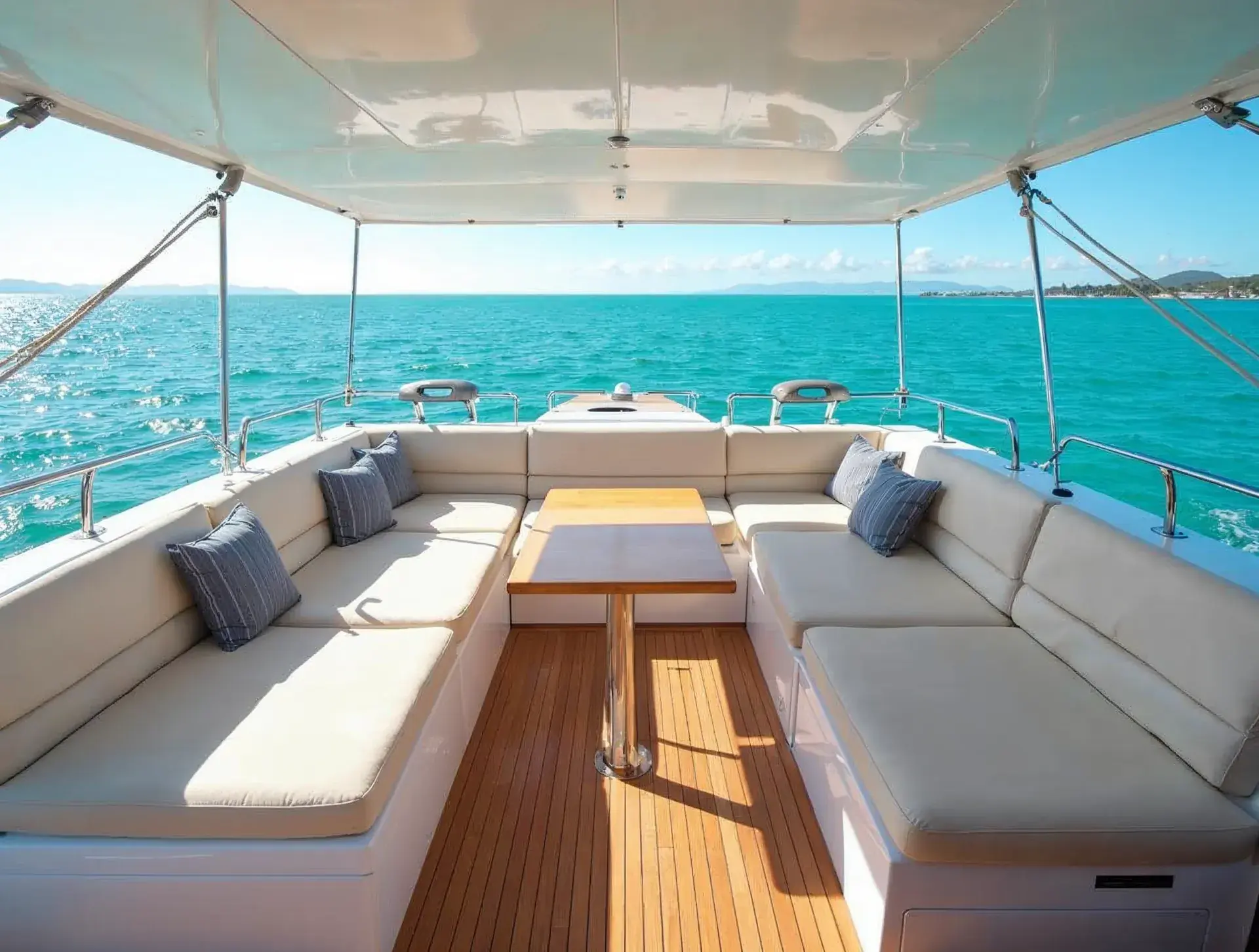 Cockpit und Sonnendeck – Dufour 430
