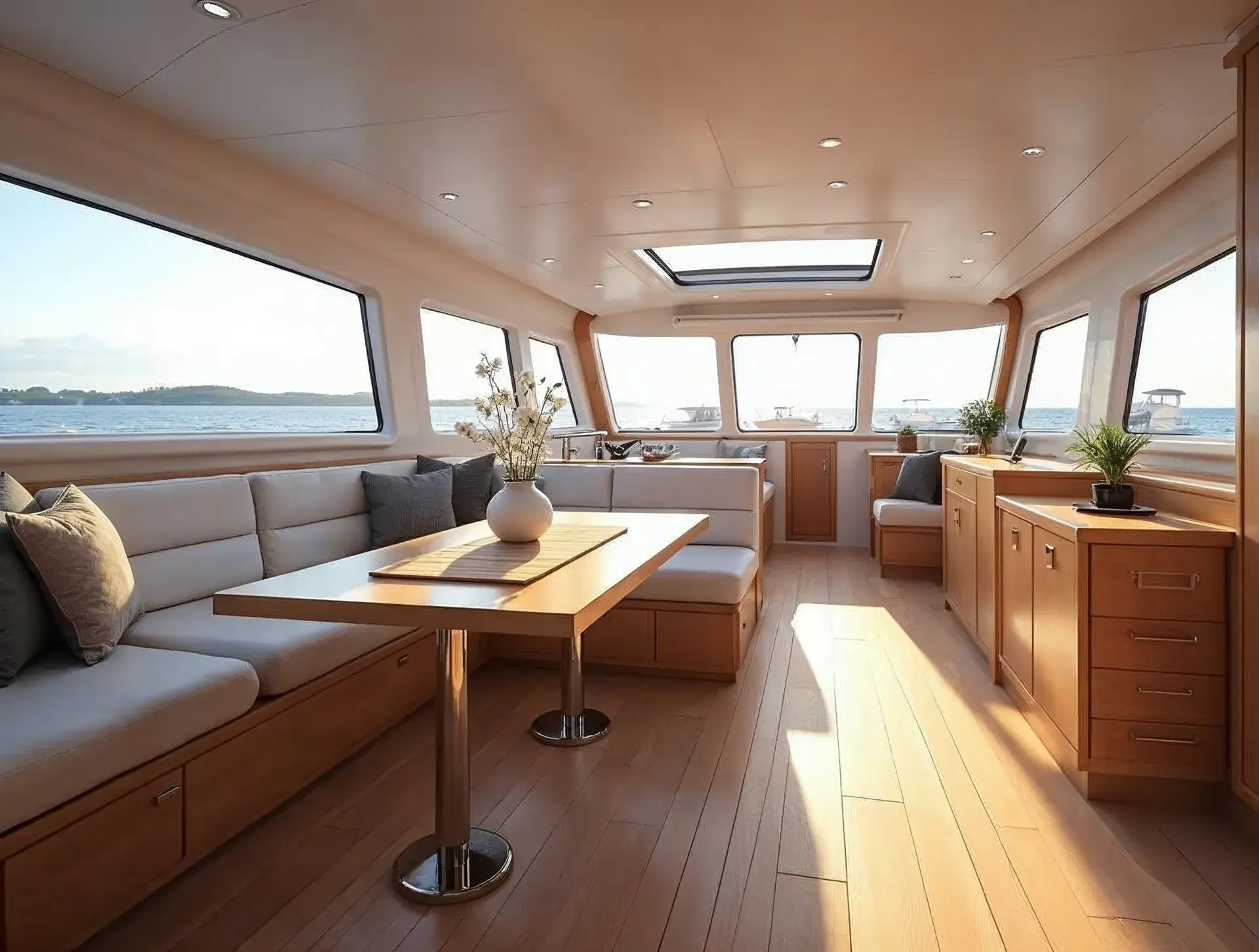 Salon der Fountaine Pajot Isla 40