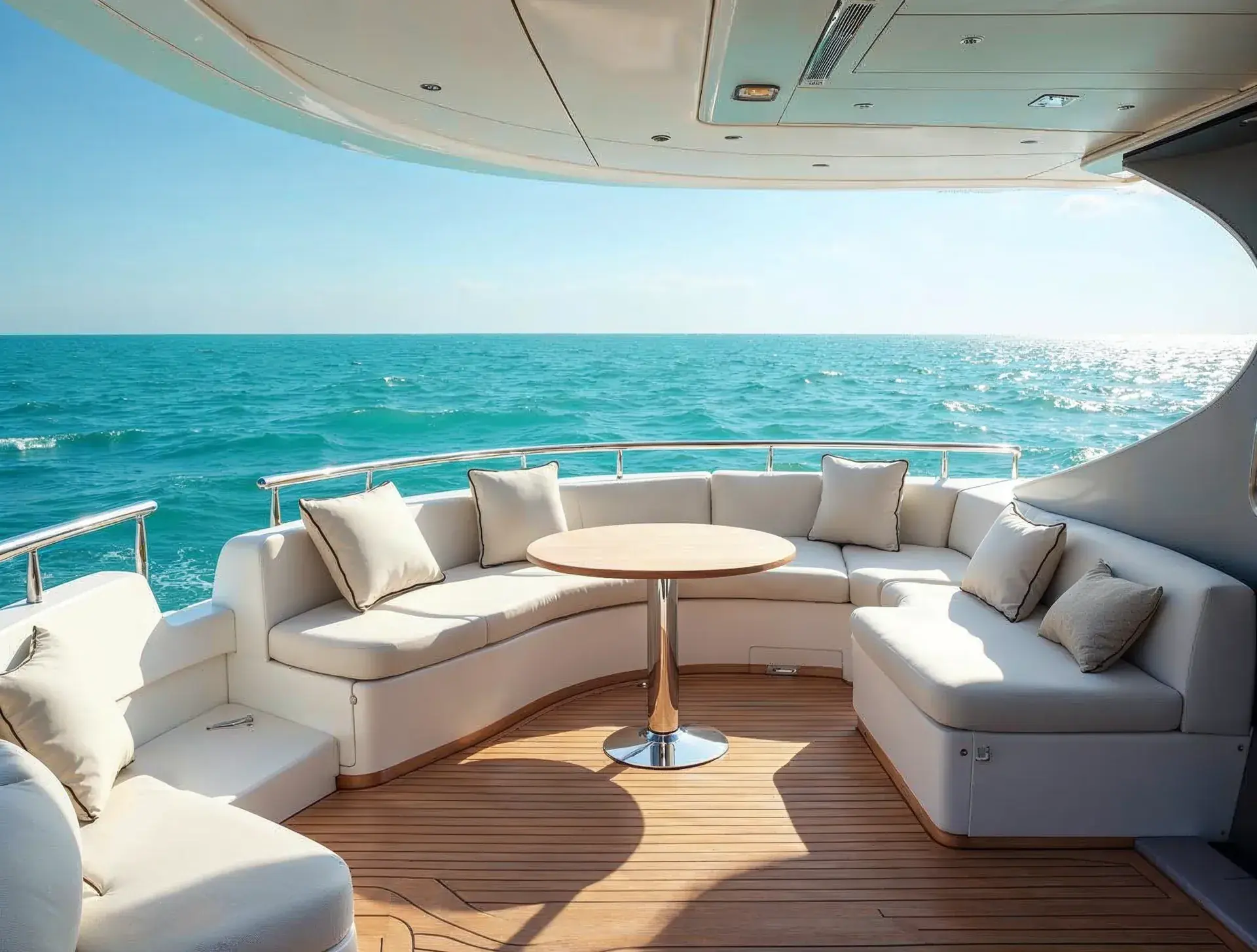 Cockpit und Sonnendeck – Princess F50