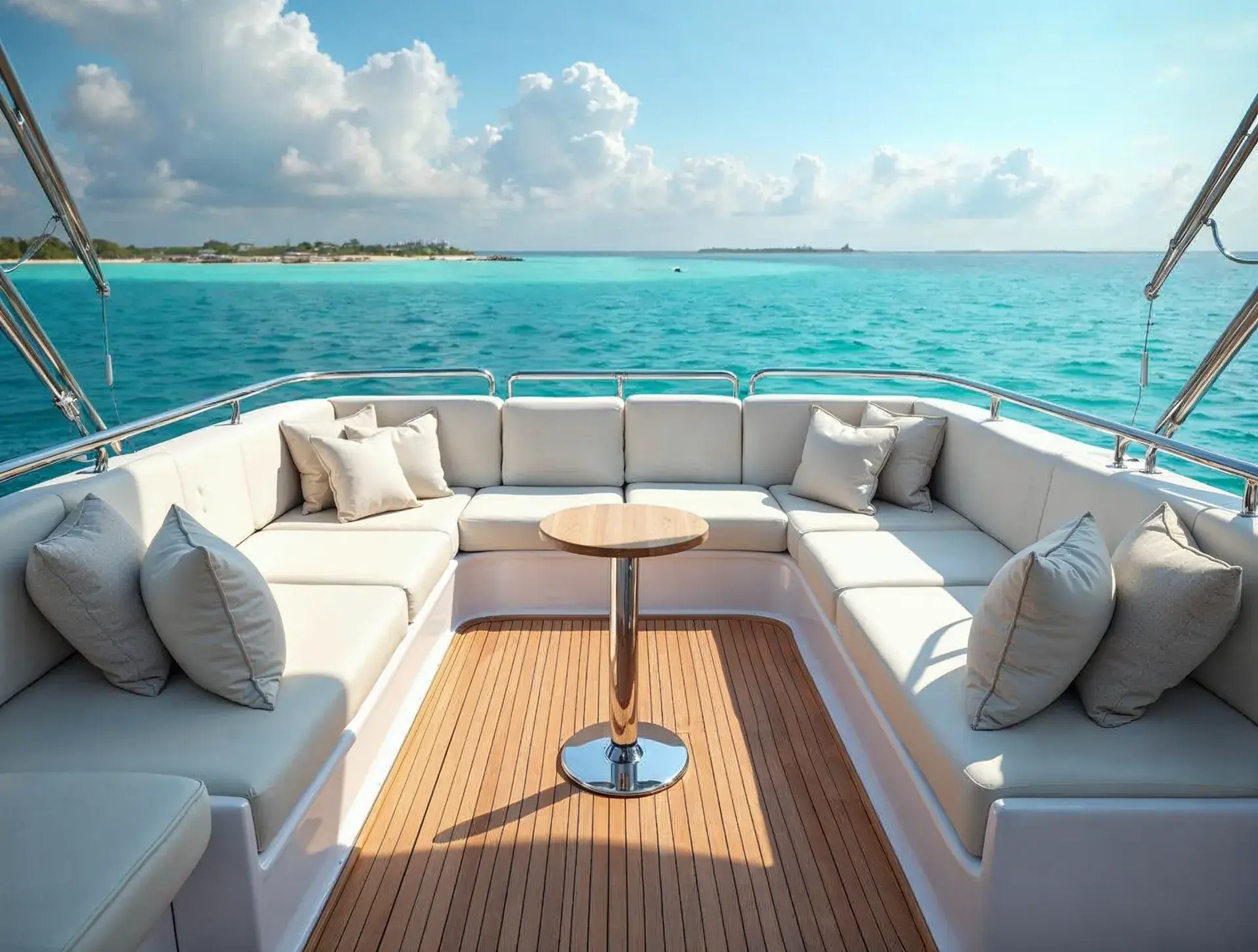 Cockpit und Sonnendeck – Princess V60